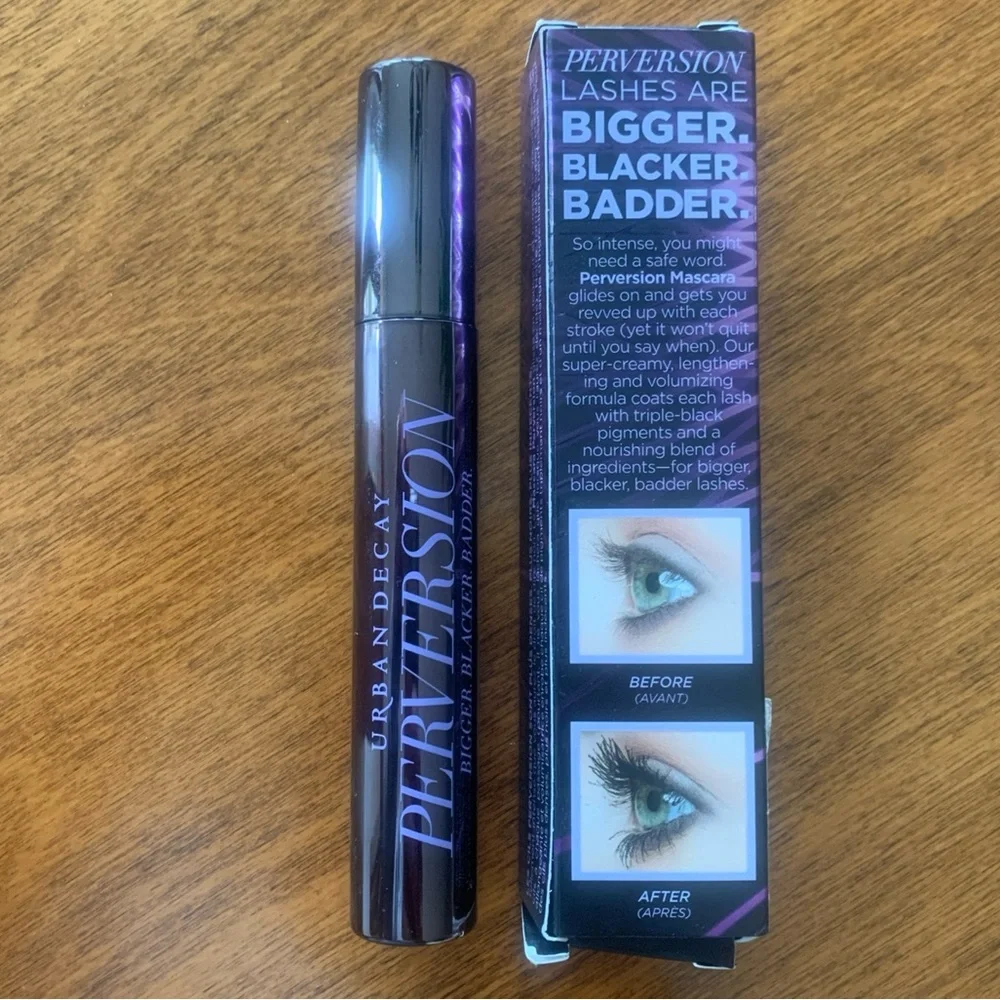 Urban Decay Mascara PERVERSION Volumizing Bigger Blacker Badder Full Size 0.4oz